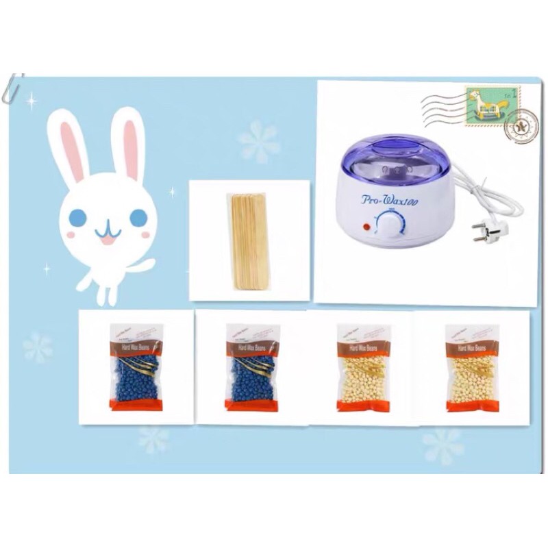 Sáp Wax Lông Nóng Hạt Đậu 100g,Lông Mọc Chậm Hơn Và Ít Hơn,Phù Hợp Với Mọi Loại Da