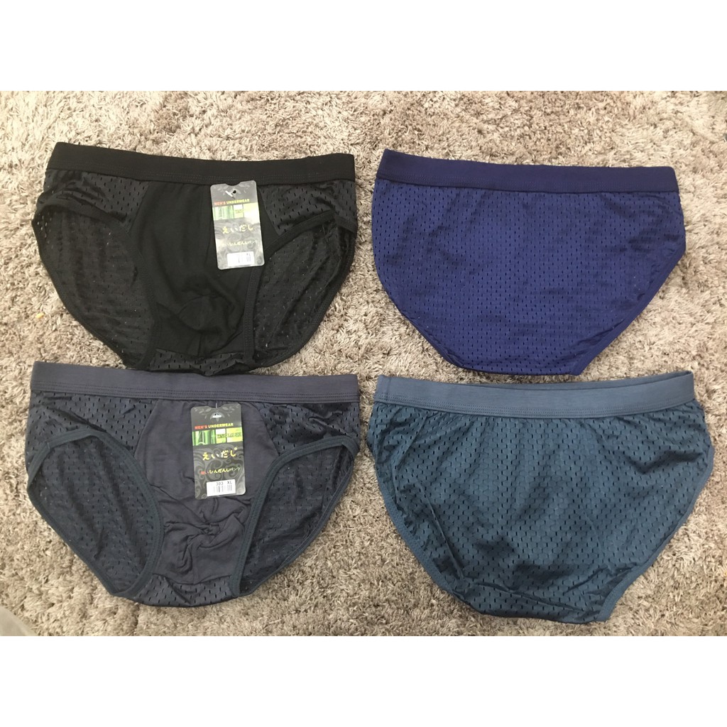 Hộp 5 chiếc Quần lót nam Tam Giác cao cấp thông hơi Siêu Thoáng Mát NO303 Chất Liệu Đẹp