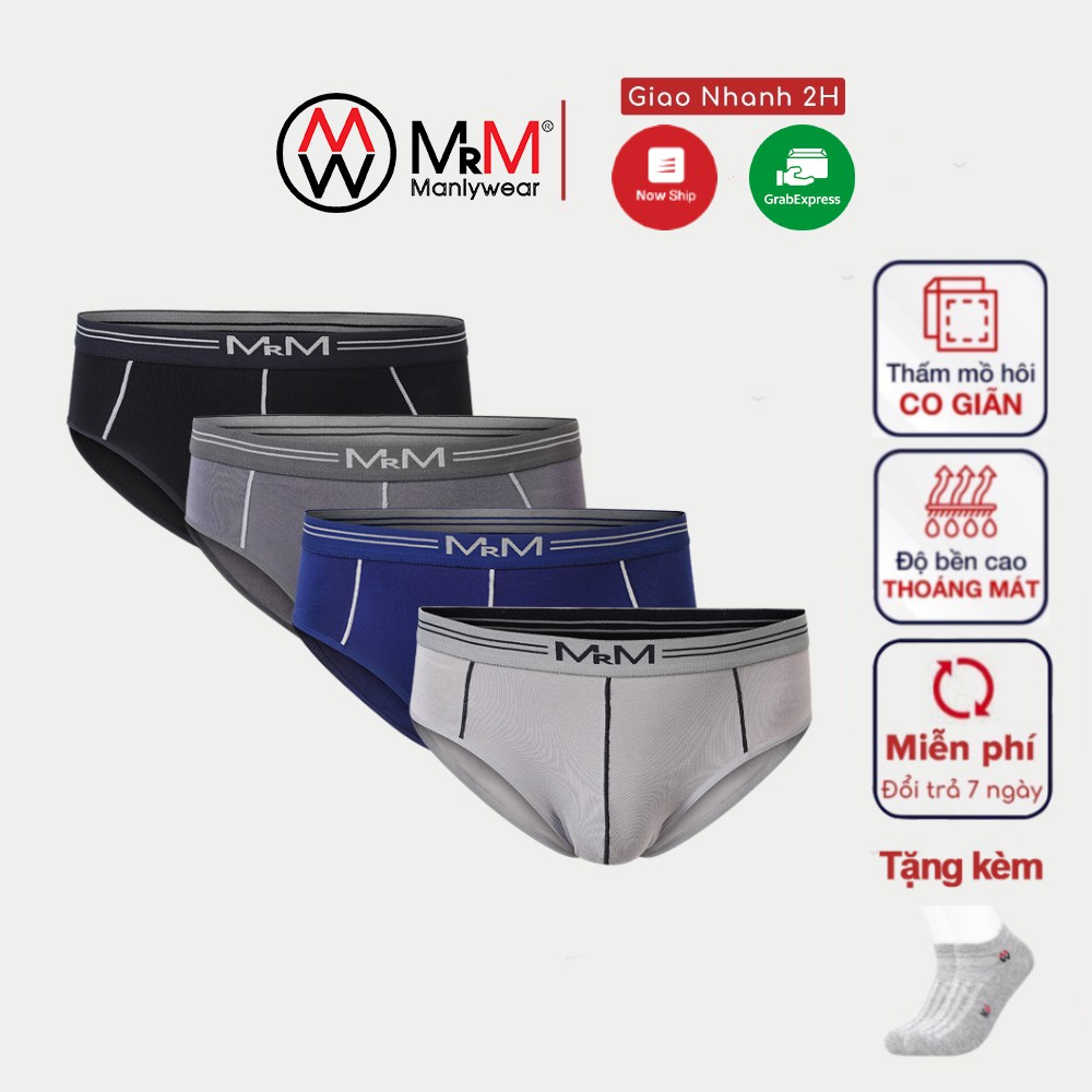 Quần lót nam sợi tre tự nhiên kháng khuẩn khử mùi thấm hút mồ hôi MRM Manlywear - CB4TGCTBB