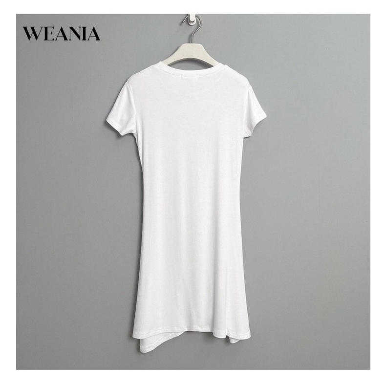 Đầm Cotton Ngắn Tay Xếp Ly Ôm Dáng Gợi Cảm Chất Lượng Dành Cho Nữ