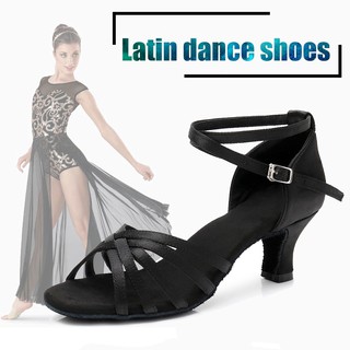 Giày khiêu vũ nữ Tango giữa gót chân Phòng khiêu vũ Giày khiêu vũ cho người mới bắt đầu Đế mềm Giày khiêu vũ 5CM