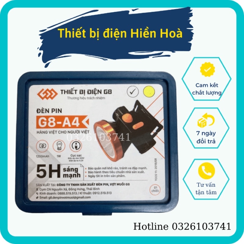 Đèn Pin Đội Đầu Siêu Sáng G8 - A4,