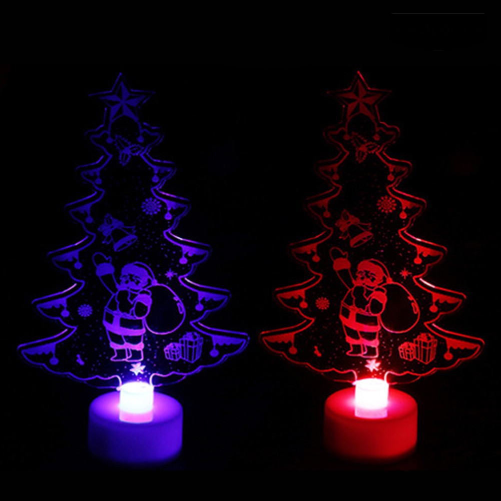 Set đèn Led để bàn hình tháp/ông già  Noel
