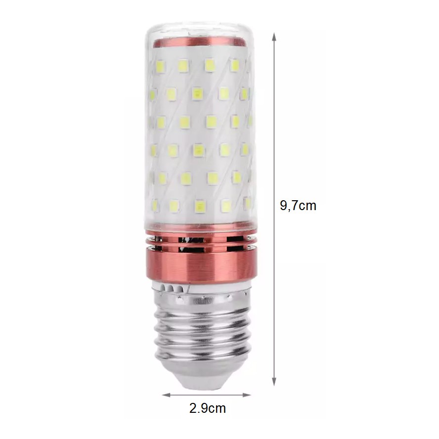 GIÁ SỈ Đèn Led Trụ Tròn Bắp Ngô Chuôi Lớn E27 16W Ánh Sáng Ấm Chuyên Dụng 220v