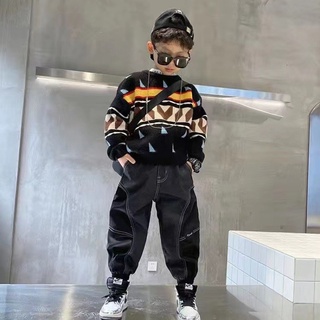 Quần Jogger Jean cá tính bé trai