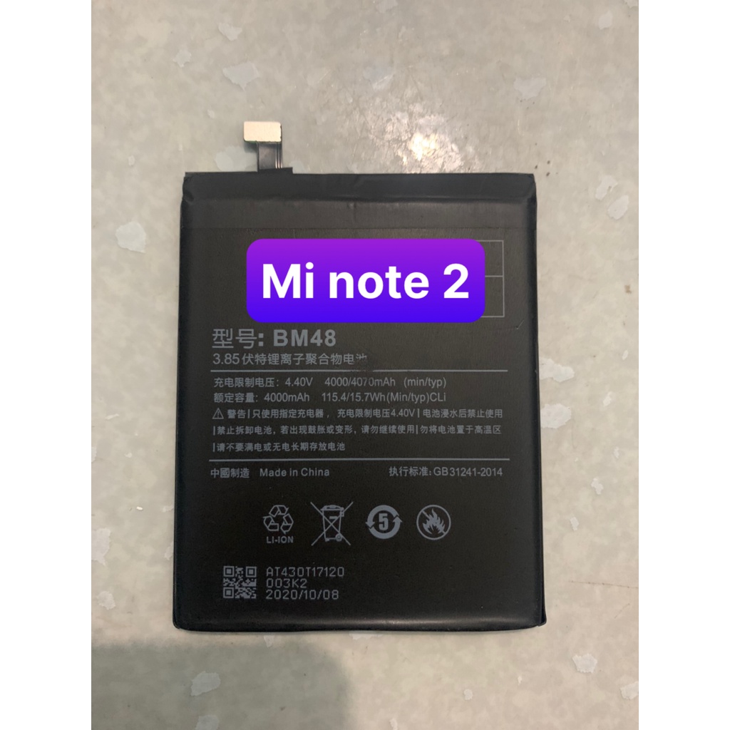 pin Xiaomi BM48 / Redmi note 2 / zin 4000mAh