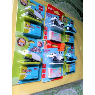 Bấm kim mini Deli hình thú