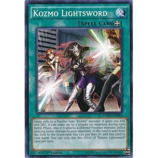 Thẻ bài Yugioh - TCG - Kozmo Lightsword / DOCS-EN086'