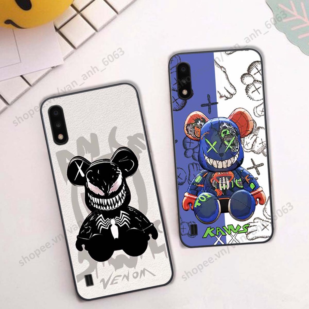 Ốp lưng Samsung A01 / A02 hình kaws, bear brick, venom thời trang siêu ngầu