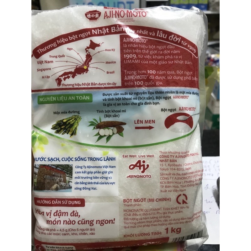 Bột ngọt Aji-No -Môt 1kg