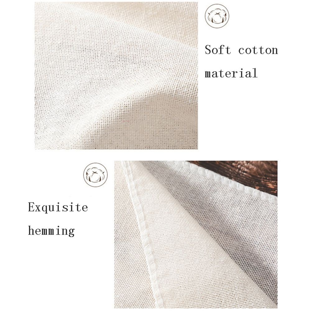 Set 5 tấm vải lót hấp bánh bao thực phẩm cotton chống dính nhiều kích thước tiện lợi