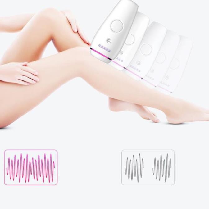 Máy triệt lông vĩnh viễn [BH 1 NĂM] công nghệ laser trẻ hóa làn da [TẶNG] Gel triệt lông, Kính bảo vệ mắt, Dao cạo lông