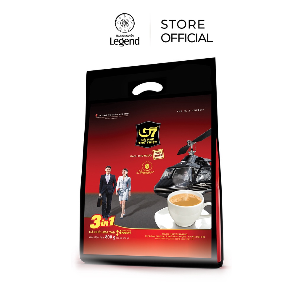 Cà Phê G7 3in1 Trung Nguyên Legend - Hòa tan sữa