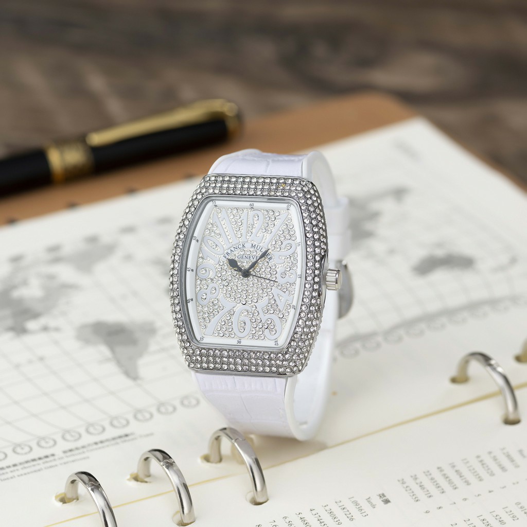 Đồng hồ nữ Franck Muller máy pin full đá cao cấp có bảo hành DHN002 | BigBuy360 - bigbuy360.vn