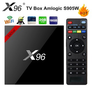 Androidbox X96W RAM 2GB, ROM 16GB Hổ trợ BLUETOOTH kết nối qua điện thoại anroid 7.1.2