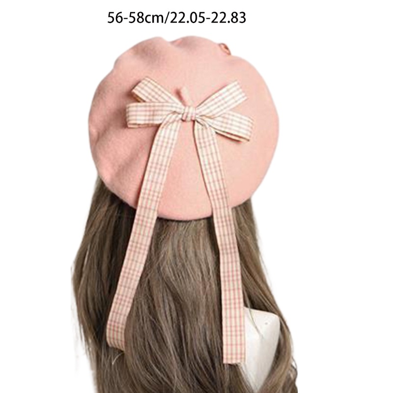 Mũ nồi đính nơ phong cách Lolita xinh xắn cho nữ 10MK