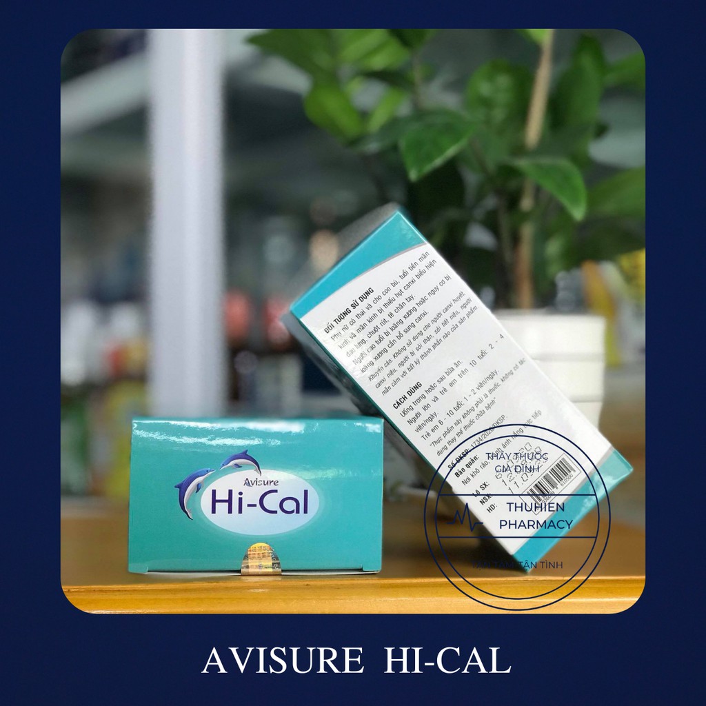 HI-CAL Avisure Canxi Nano tự nhiên cho mẹ bầu