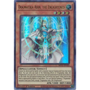 Thẻ bài Yugioh - TCG - Dogmatika Adin, the Enlightened / MP21-EN103