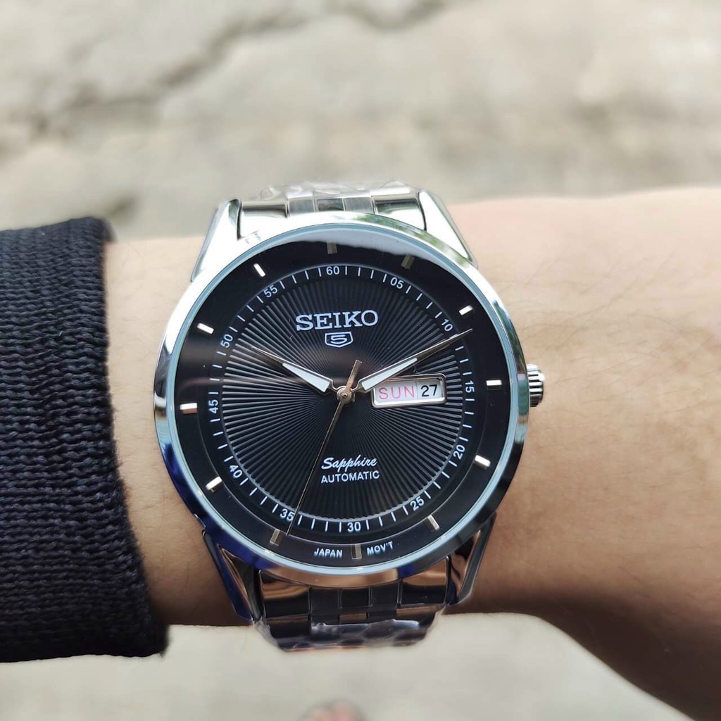 Đồng hồ nam dây kim loại SK6888 mặt kính cường lực 2 màu chống xước,chống nước -Thiết kế sang trọng BH Hãng 12 Tháng