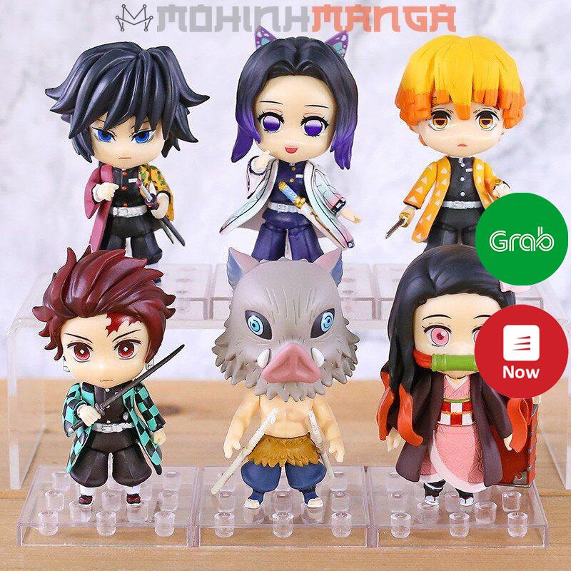 Mô hình Nendoroid Kimetsu No Yaiba Thanh gươm diệt quỷ Tanjiro Nezuko Zenitsu Inosuke Giyuu Shinobu Demon Slayer chibi