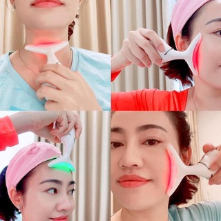 Máy điện di nâng cơ, chống nhăn đẩy sâu tinh chất total therapy 3 in 1 mitechan