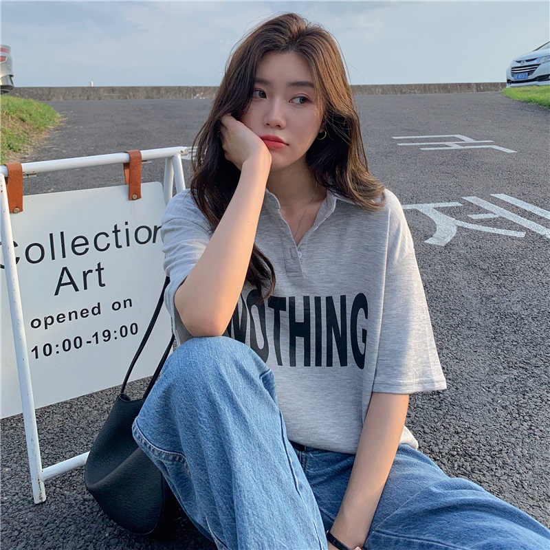 Áo Thun Tay Ngắn Thời Trang Mùa Hè Cho Nữ