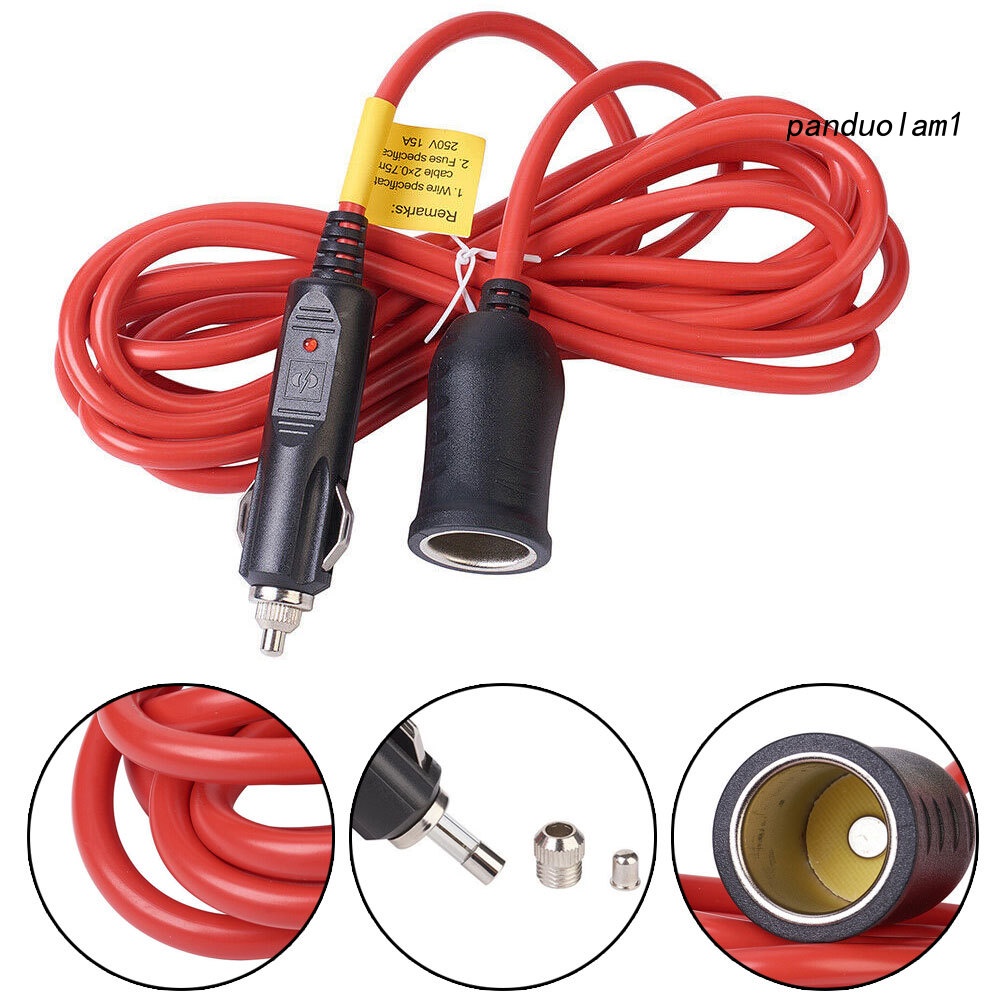 Dây Cáp Nối Dài Cho Tẩu Sạc Xe Ô Tô Pandu 3.6m 12v-24v
