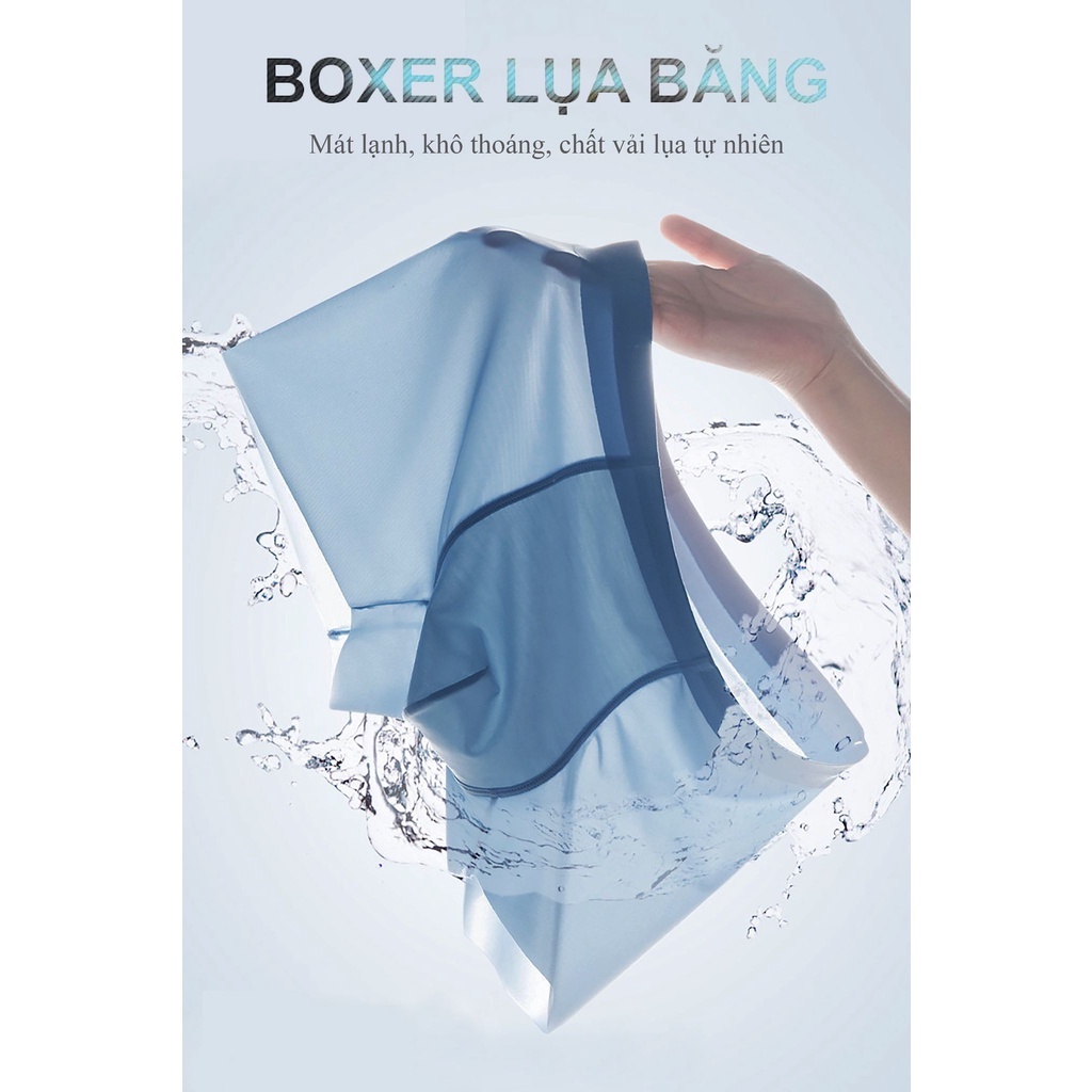 Quần lót nam Boxer LAZ chất thun lạnh cao cấp, quần sịp đùi nam co giãn 4 chiều, mềm mịn và thoáng mát
