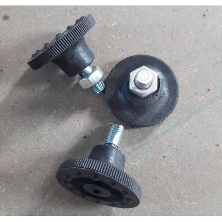 Chân tăng chỉnh nhựa M8x20mm lắp chân bàn