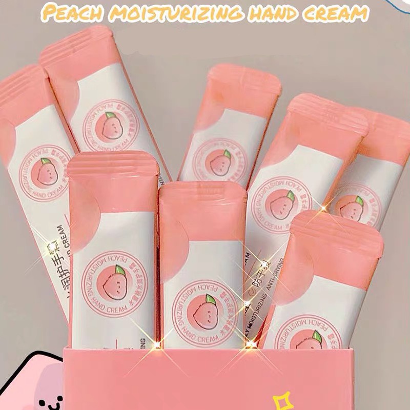 Kem dưỡng da tay hương đào làm mềm da tay trắng sáng dạng gói MINIGIRL