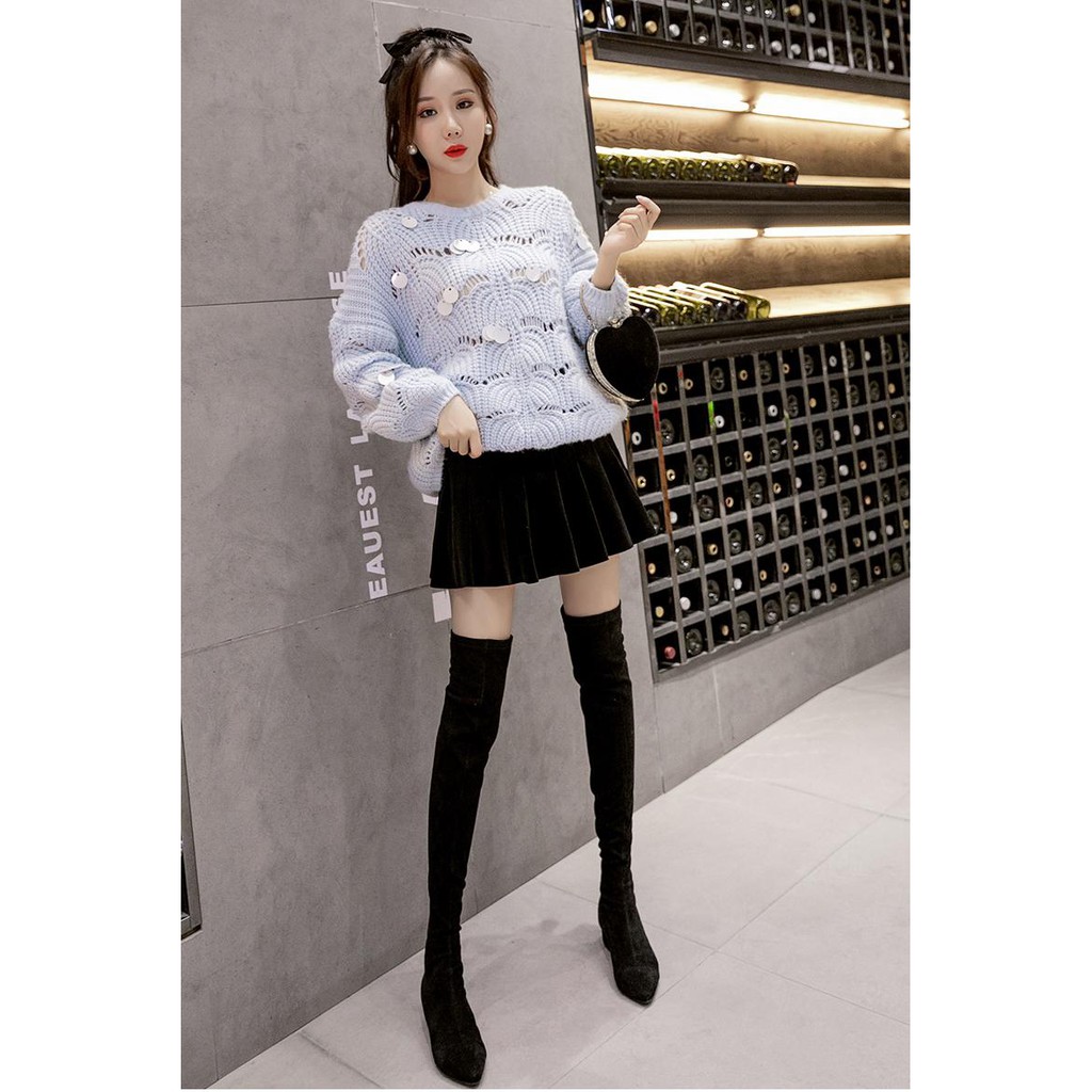 Chân Váy Ngắn Xếp Ly Thời Trang Thu Đông Cho Phụ Nữ Mang Thai | BigBuy360 - bigbuy360.vn