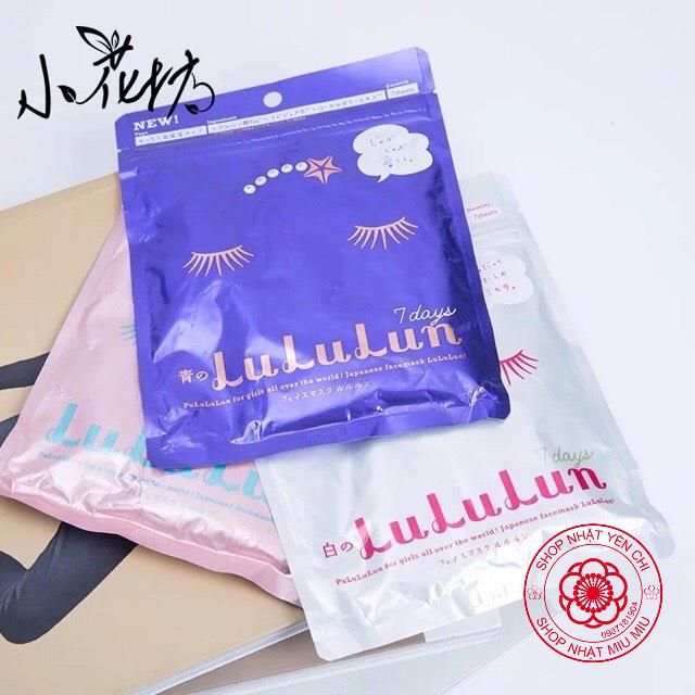 Mặt nạ LULULUN Face Mask gói 7 miếng Nhật bản - bản SAKURA premium