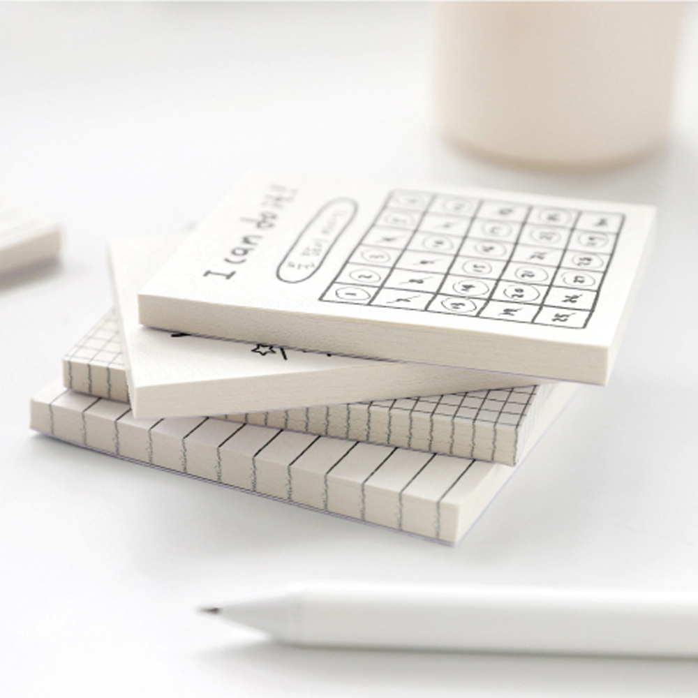 Bộ 50 Tờ Giấy Ghi Chú Kèm Giấy Ghi Chú Tiện Dụng