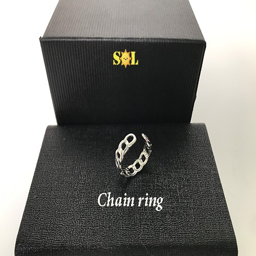 Nhẫn hợp kim xích, chuỗi cá tính (Chain ring)