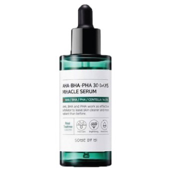 Bộ Sản Phẩm SomeByMi AHA-BHA-PHA 30Days Miracle Serum Nước hoa hồng Kem dưỡng tinh chất giảm mụn 50ml