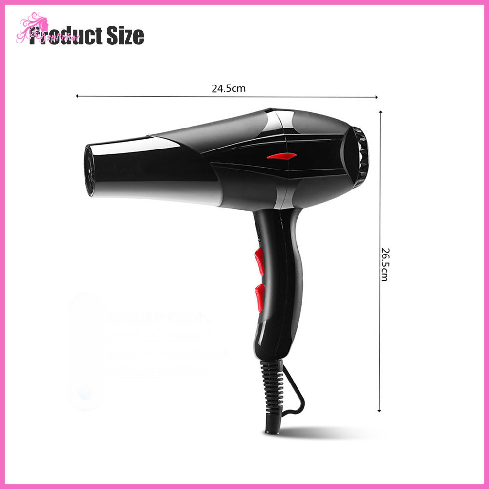 【Splinker】1PC Electric Hair Dryer Professional 2000 Strong Power Barber Salon Styling Tools Hot/Cold Adjustable Air Blow Dryer