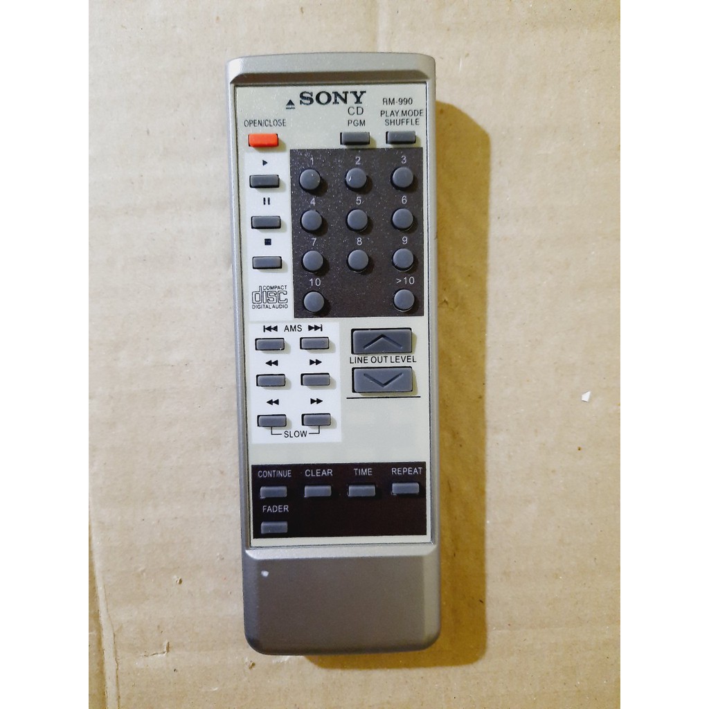 Remote Điều khiển dàn âm thanh Sony RM-990 Hàng mới chính hãng Tặng kèm Pin