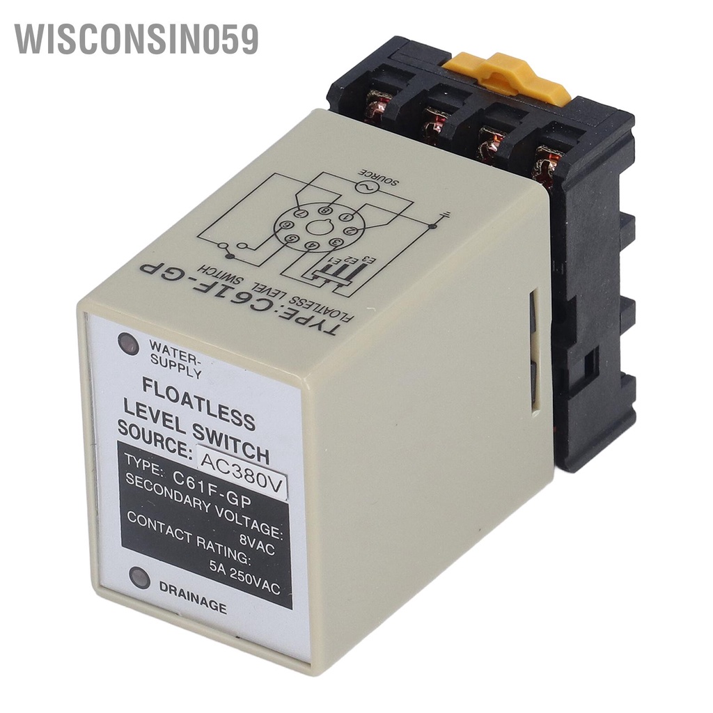 [Hàng sẵn] Rơ Le Điều Khiển Mực Nước AC 380V 50 / 60Hz C61F GP【Wisconsin059】