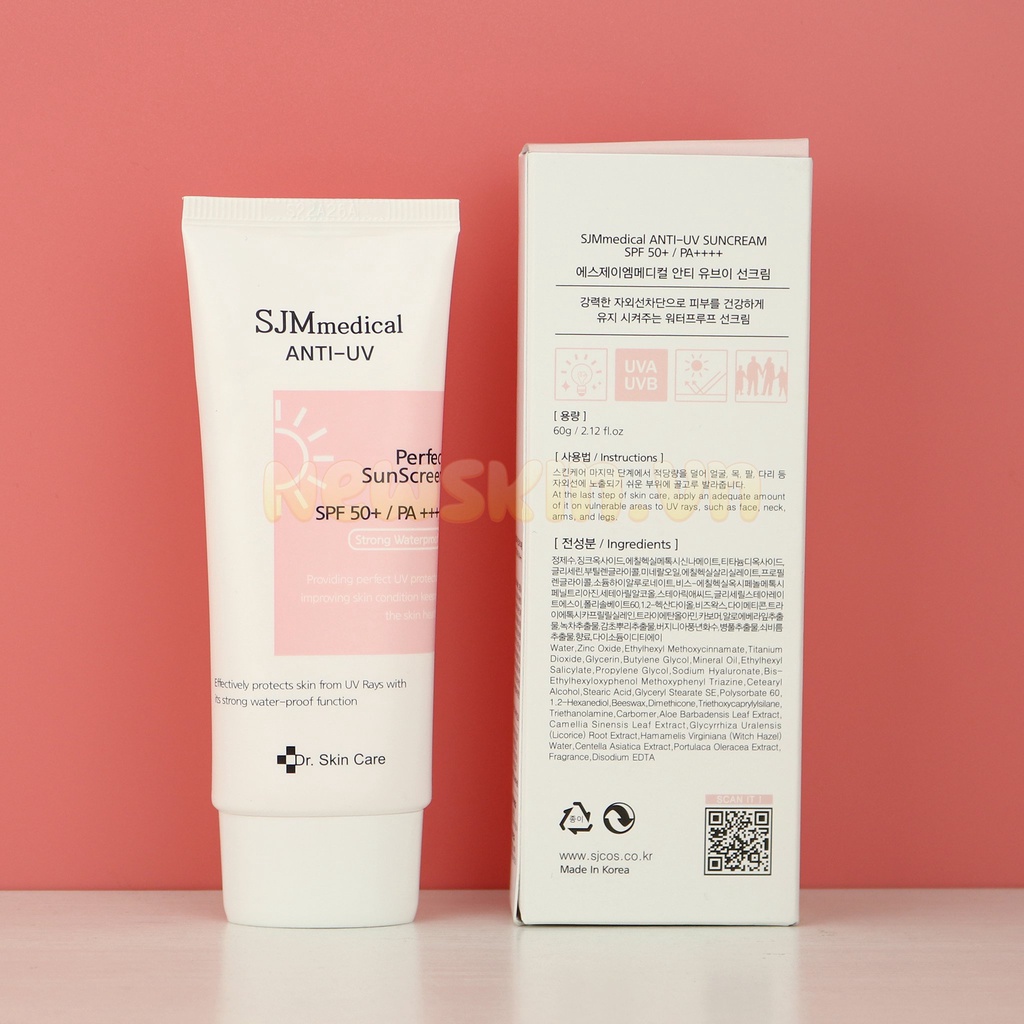 Kem Chống Nắng SJMmedical Anti-UV Perfect Sunscrean SJM Medical 60g