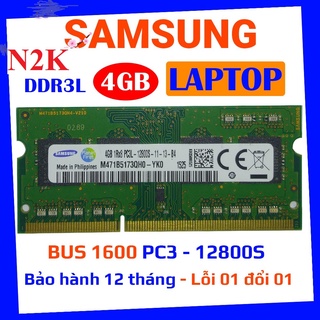 Ram laptop ddr3, ddr3l 8gb pc3l-12800s bus 1600mhz hàng bóc máy zin
