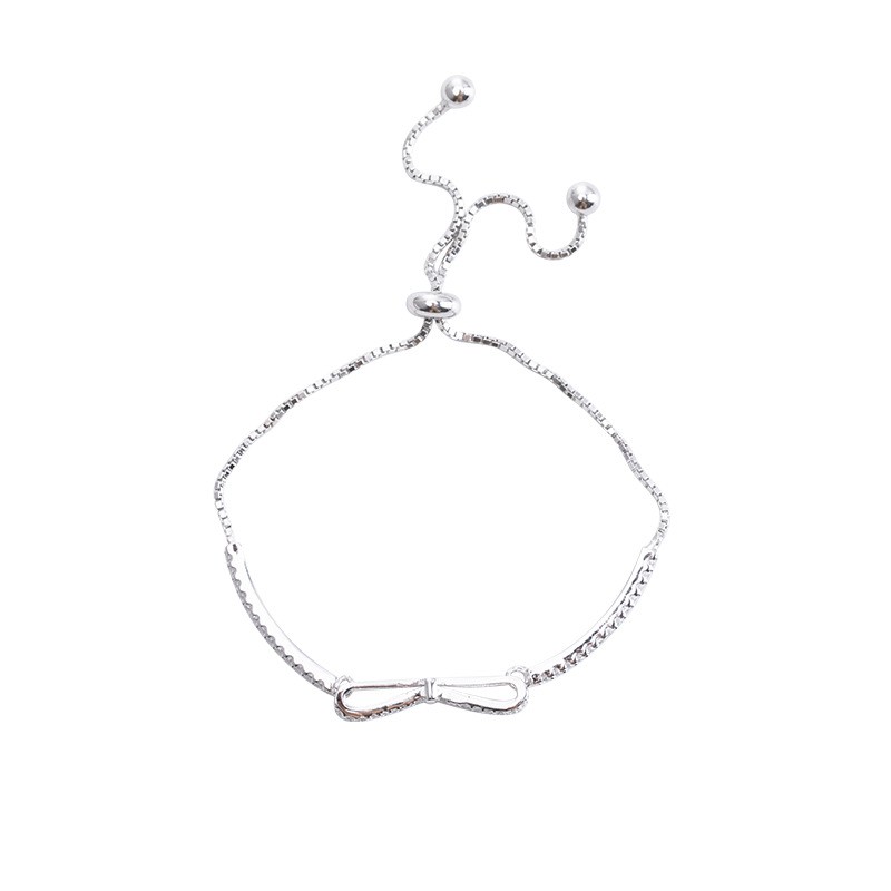 Lắc Tay Nữ Bạc Hình Nơ Điệu Đà L2552 - Bảo Ngọc Jewelry