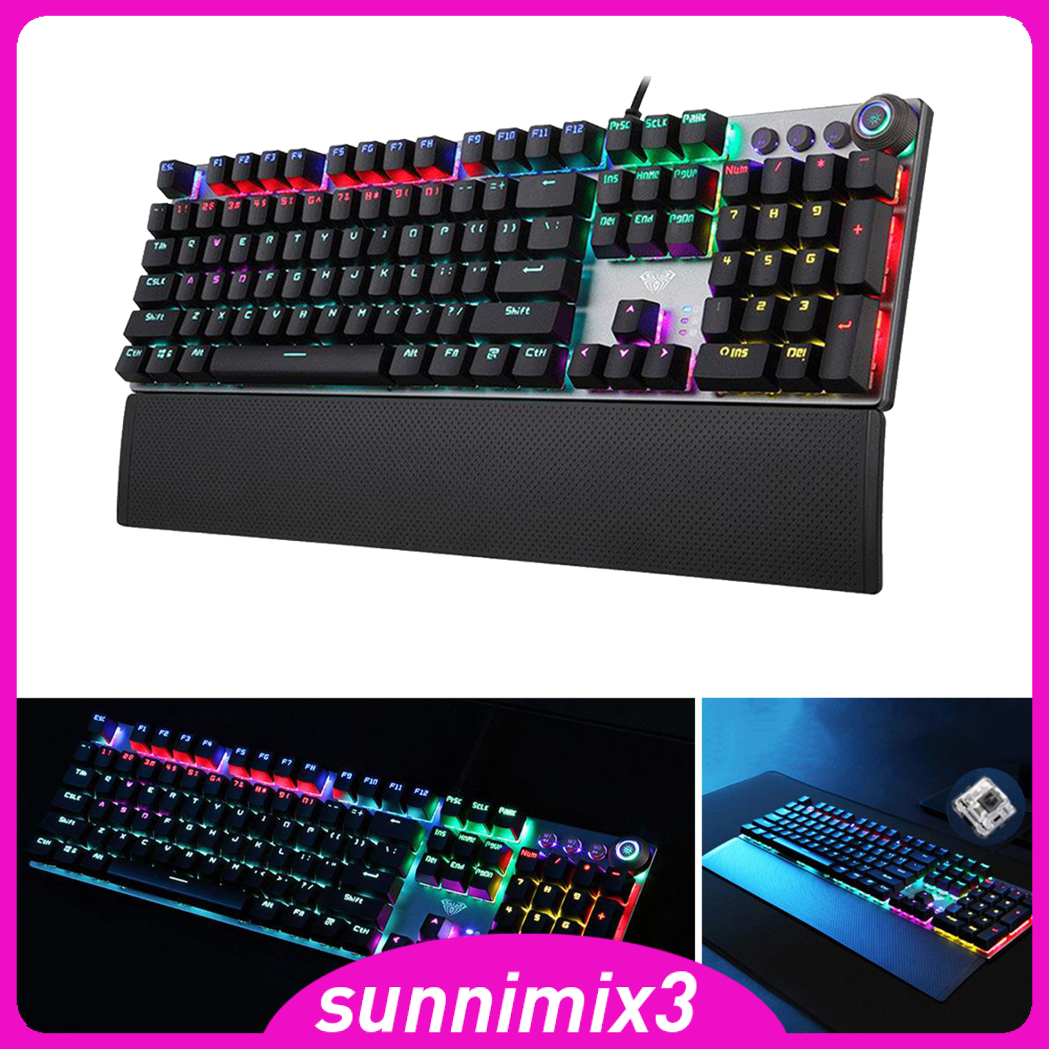 Bàn Phím Cơ Kayla Có Đèn Led Cho Game Thủ