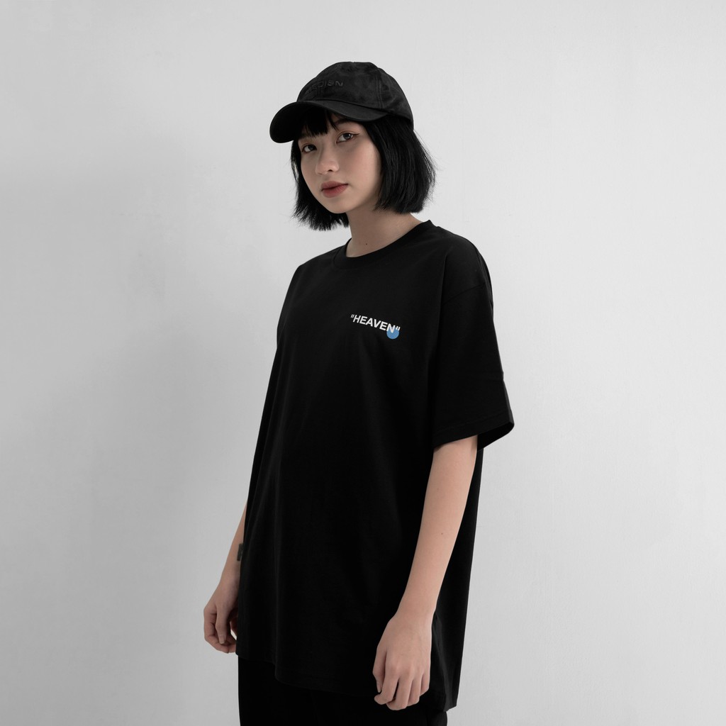 ÁO THUN MEDISN HEAVEN BLACK T-SHIRT | BigBuy360 - bigbuy360.vn