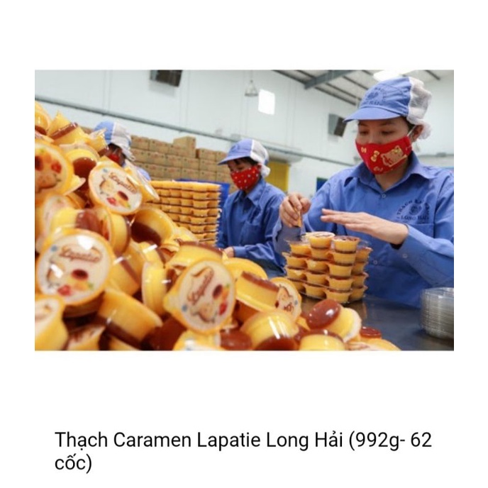 2 gói Thạch bánh flan Long Hải caramel 2x