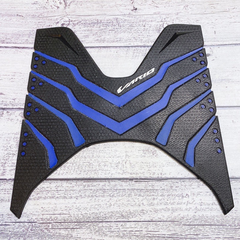 Thảm lót chân cao su xe Honda Vario 150 đời 2018-2020 mẫu indo, thảm lót sàn xe máy Vario đẹp loại dày