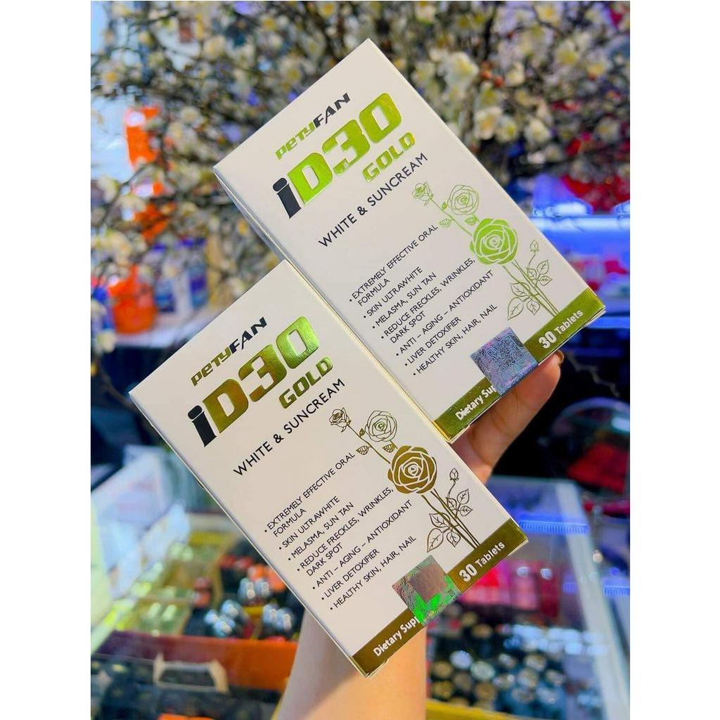 ID30 GOLD VIÊN UỐNG TRẮNG DA - CHỐNG NẮNG