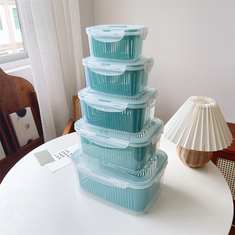 hộp đựng thực phẩm để tủ lạnh, set 5 hộp đựng thực phẩm, bảo quản thực phẩm để tủ lạnh 15 món tiện dụng