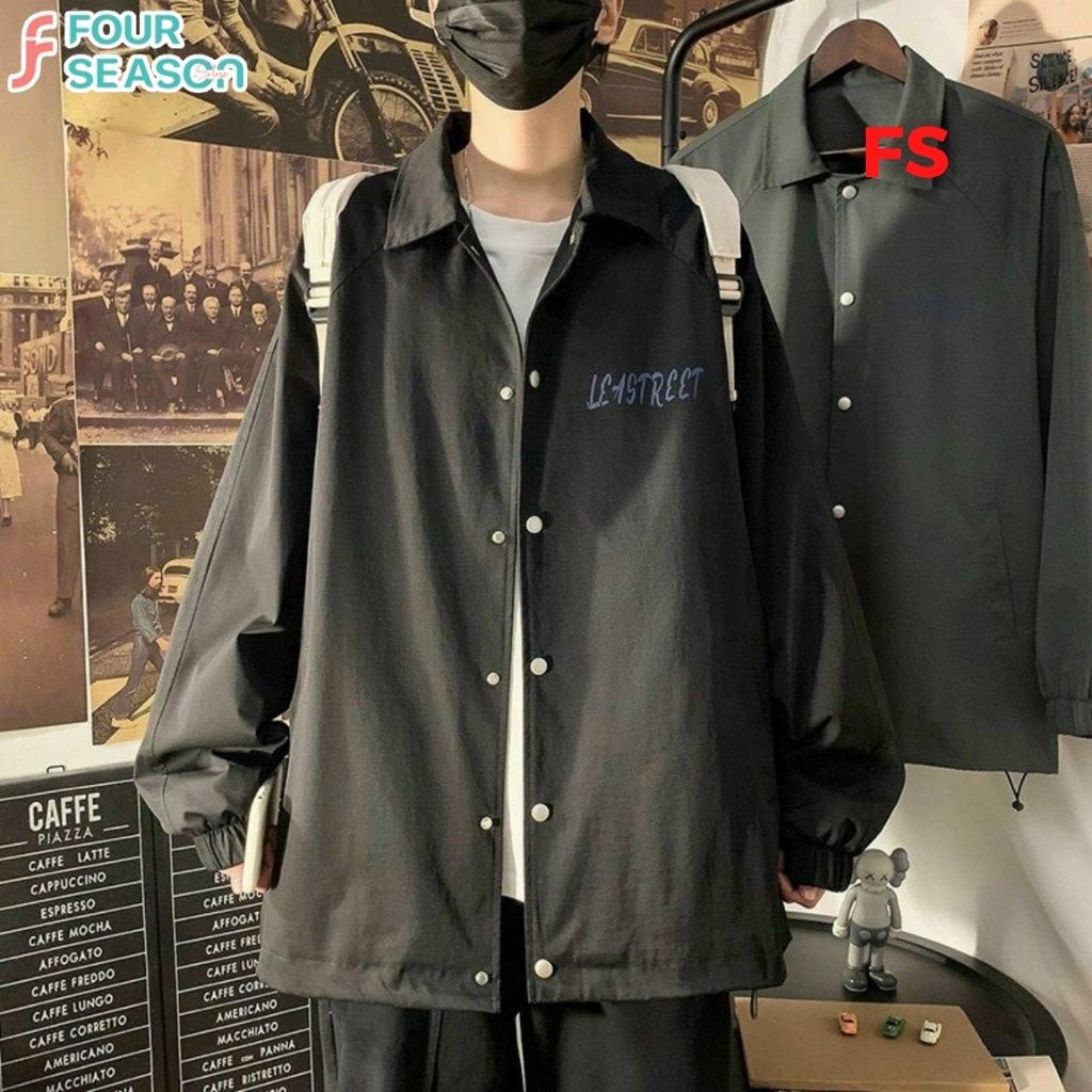 Áo khoác dù unisex form rộng LEASTREET AKD03 4S ulzzang Hàn Quốc chống nắng streetstyle rẻ đẹp