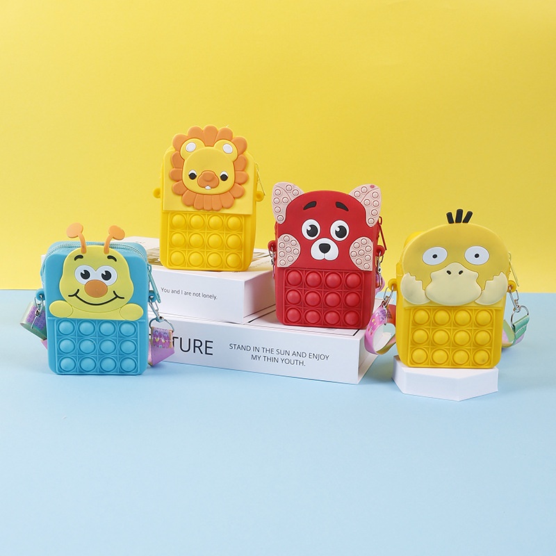 Pop It Đồ Chơi Fidget Spinner BằNg Silicon GiúP GiảM Stress Cho Trẻ Em