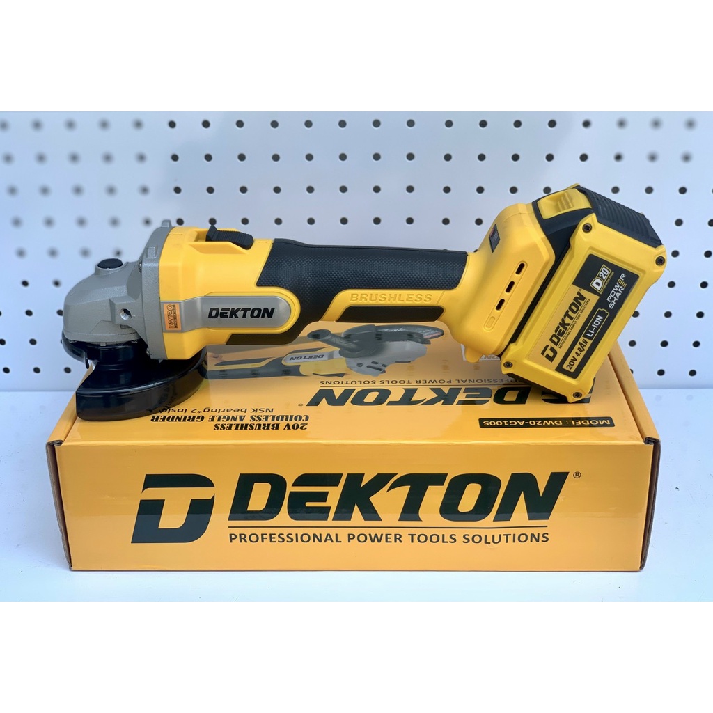 (DEKTON TP. HCM) Máy Mài Pin Dekton -  Chân Pin Dewalt DW20-AG100S